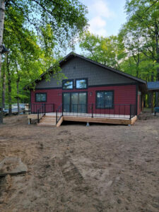 Small Traditional Cedar Deck