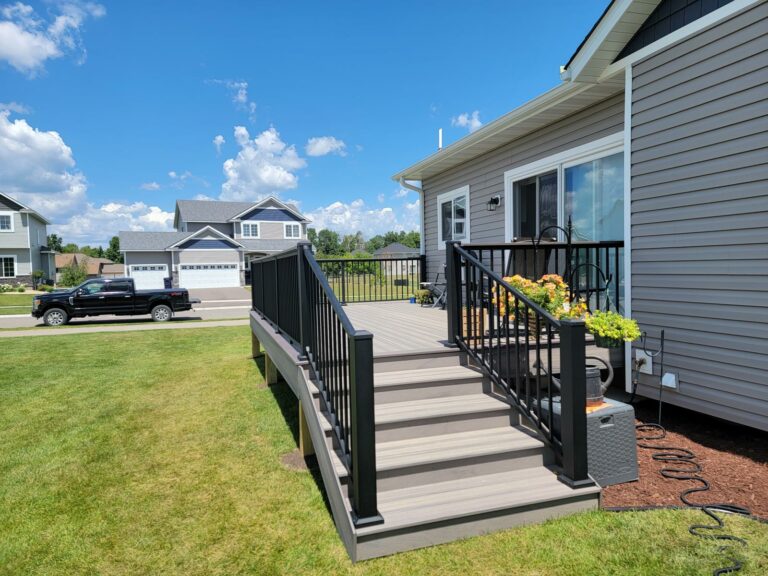 Trex Rocky Harbor Deck in Dundas MN | Decked Out MN